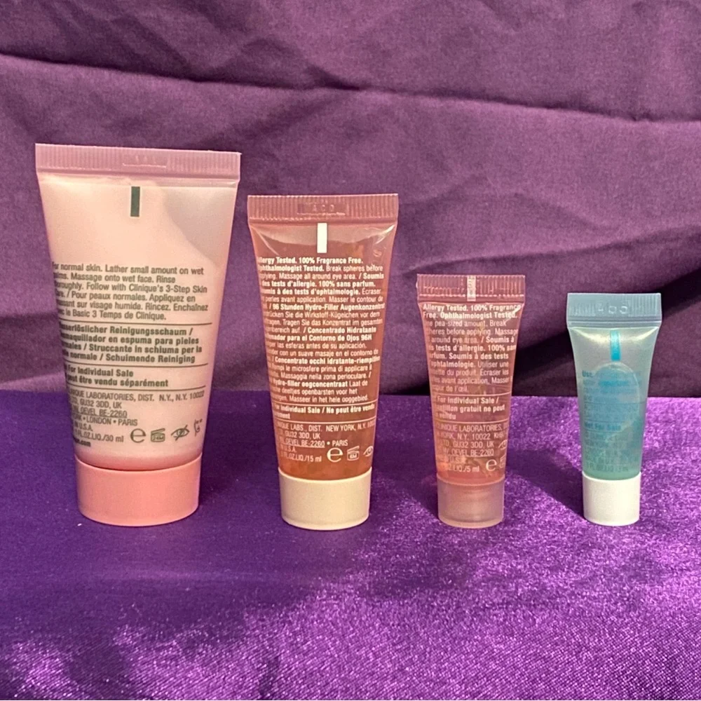 NEW Clinique Skincare Set with Hexagonal Pouch - Picture 5 of 7